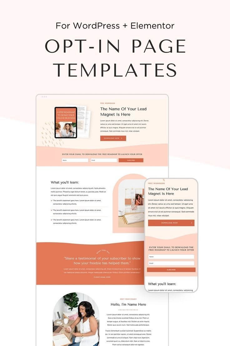 ChicBoss Sales Funnel Templates Kit for Elementor WordPress