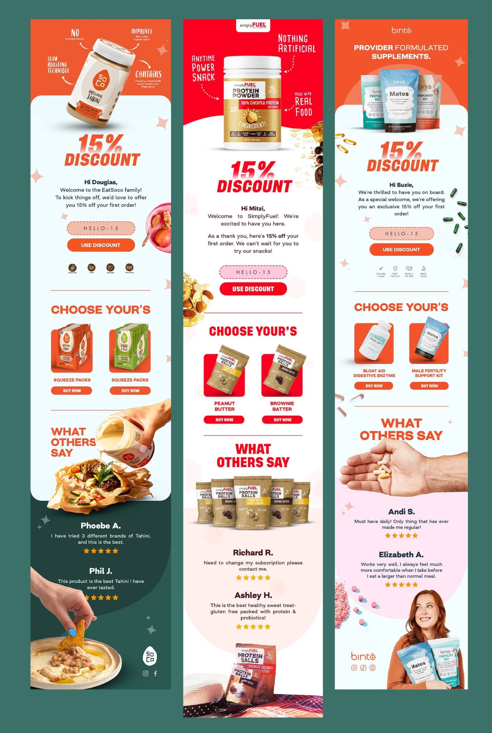 Email marketing campaigns | Email design klaviyo CPG &ndash; Hamed Mohammadi