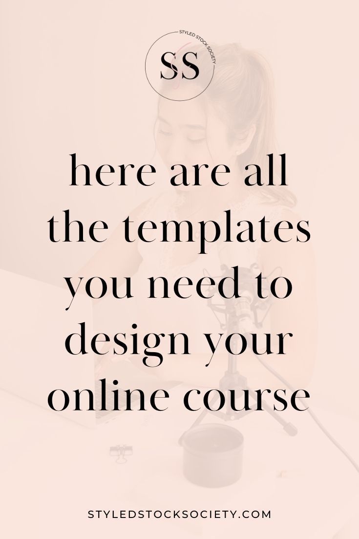 Everything You Need to Create an Online Course – Styled Stock Society