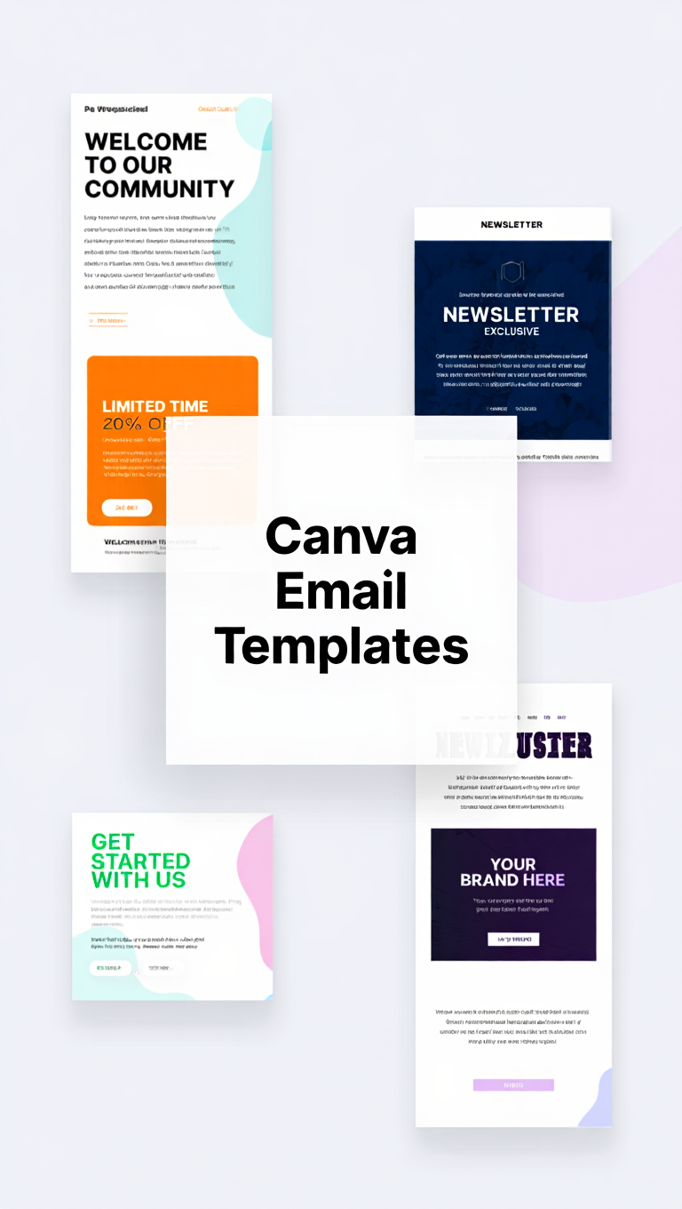 Coaching Welcome Email Template Bundle for Canva Design