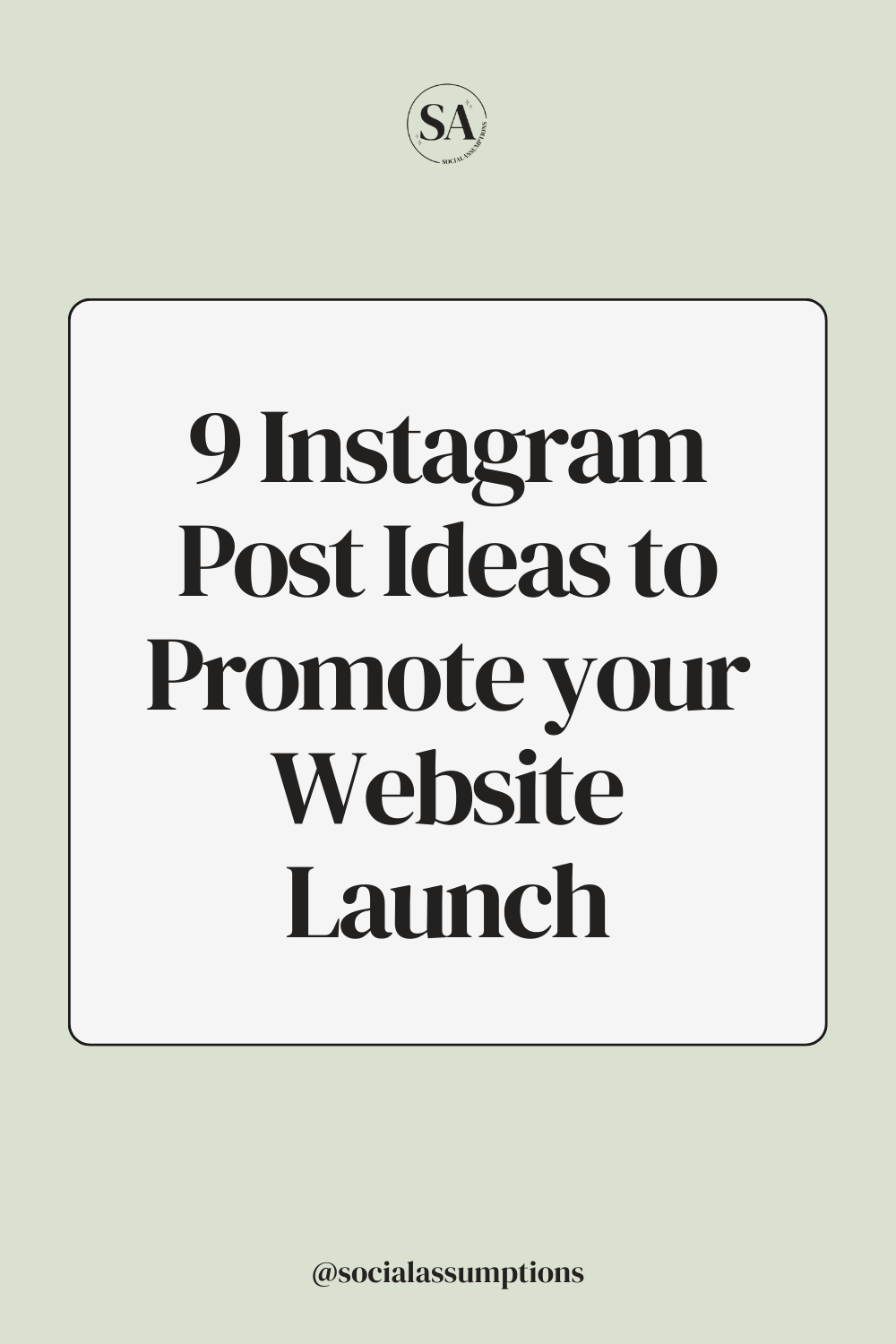 9 Instagram Post Ideas to Promote your Website Launch — Social Assumption