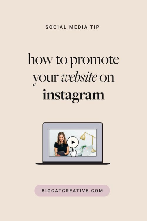 How To Promote Your Website on Instagram — Big Cat Creative | Squarespace Templates