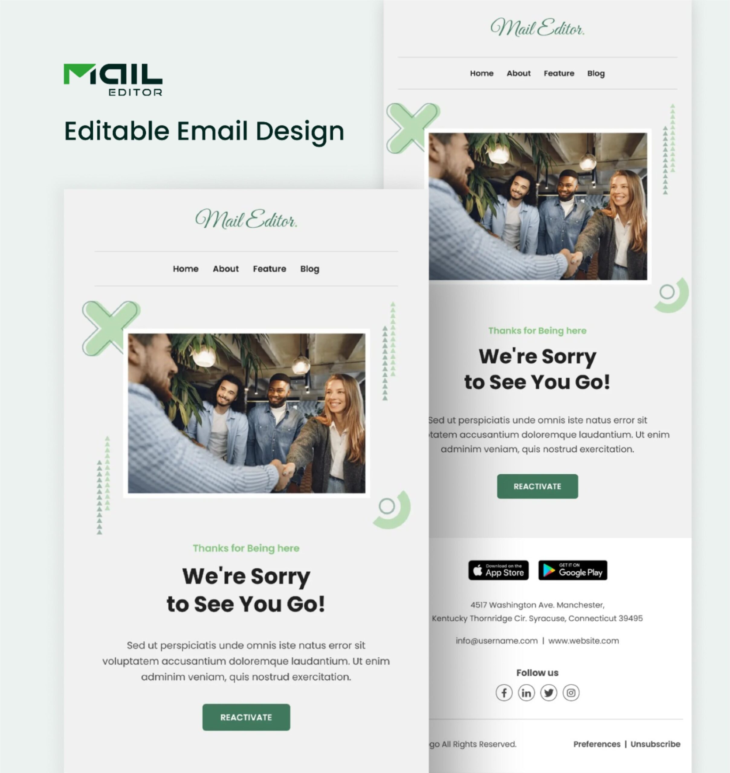 Customer Goodbye & Reactivation Email Template