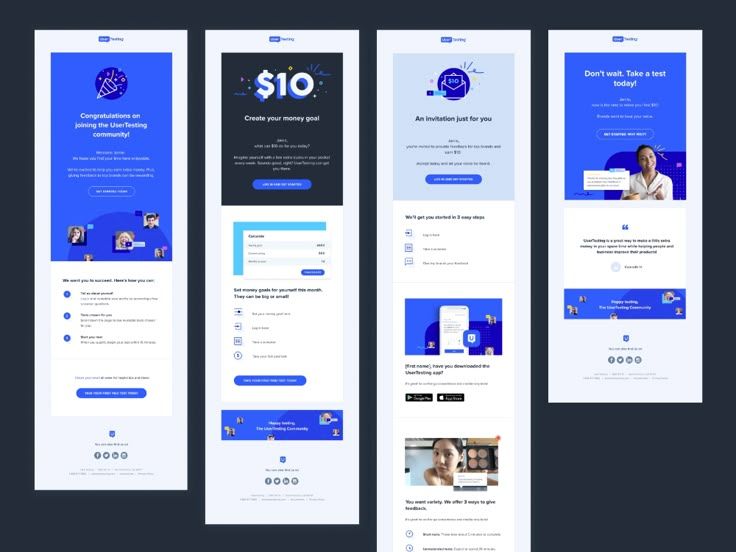 UserTesting Email Design