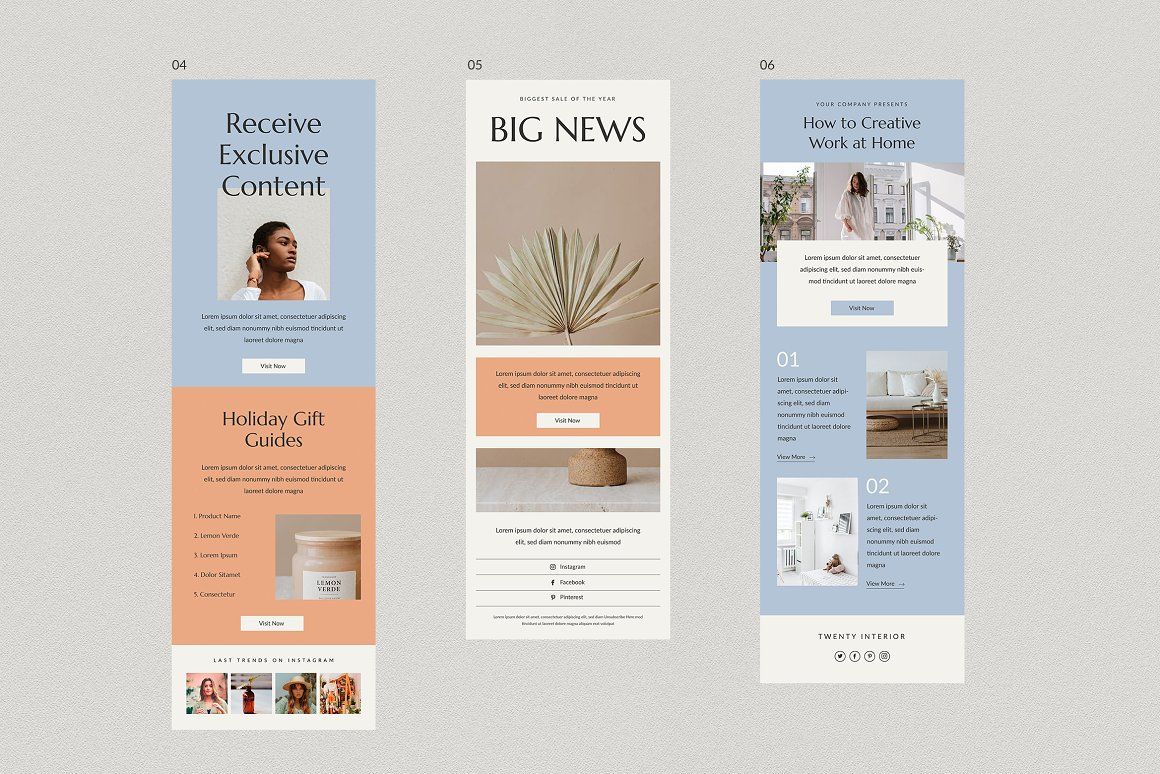 Twelve Email Newsletter Template