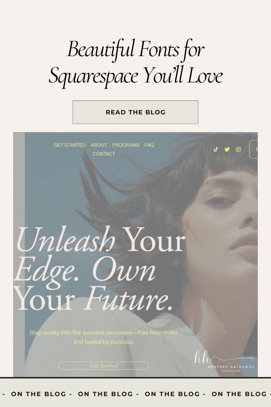 Best Squarespace Font Combos Designers Love in 2025