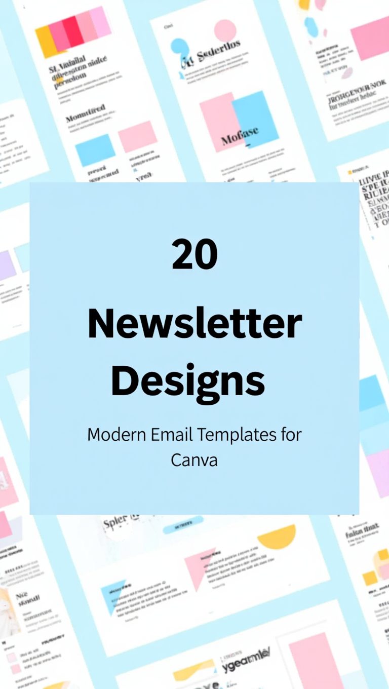 25 Interior Design Email Templates Canva Marketing Pack for Interior Designers