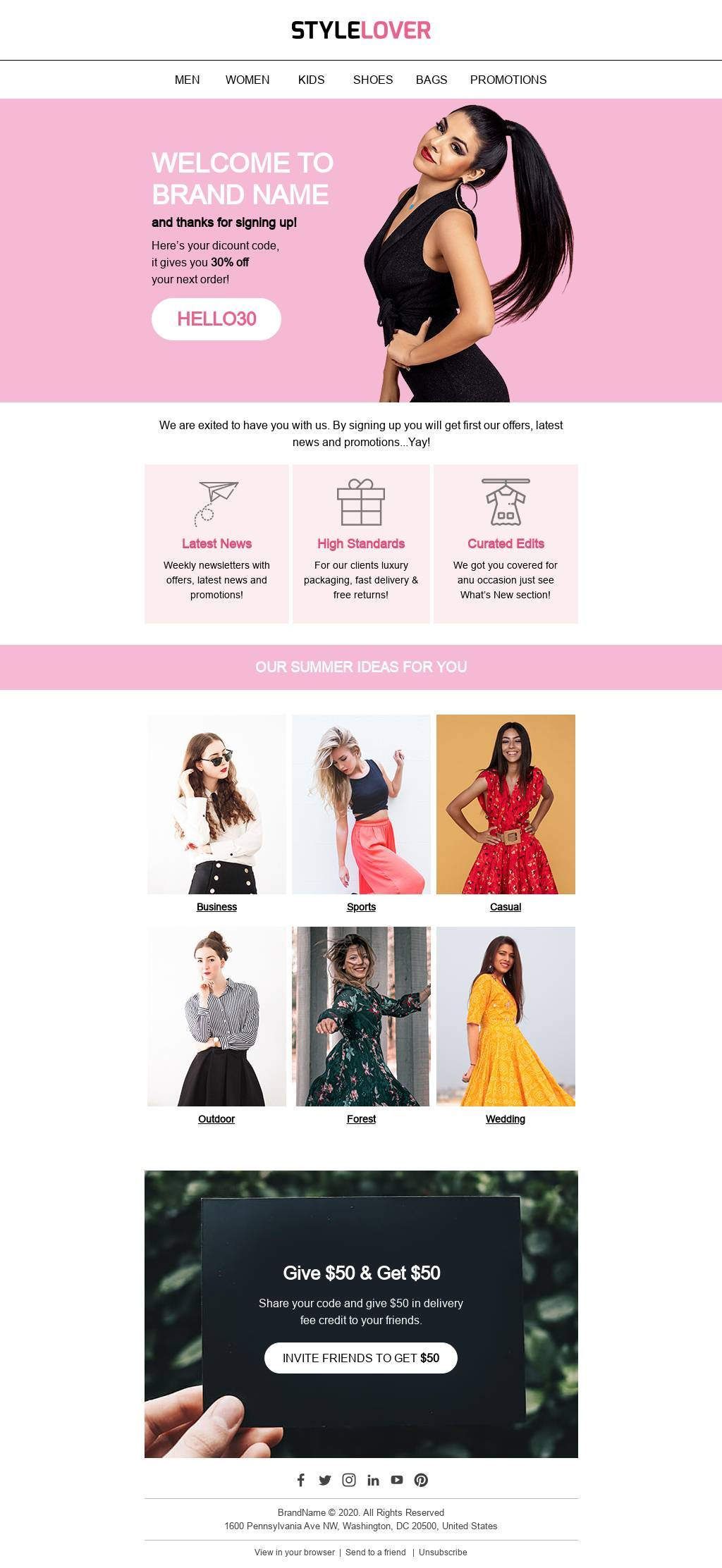 Unlock a kaleidoscope of colors and styles on our website!