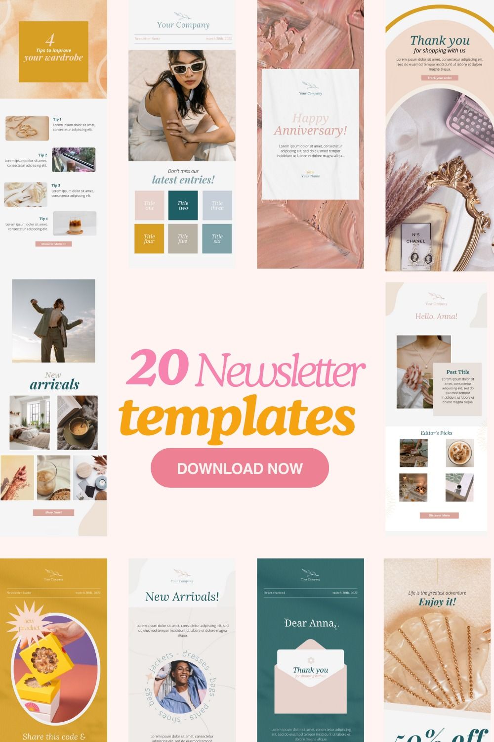 Premium Newsletter Templates: Your Gateway to Email Design Inspiration!