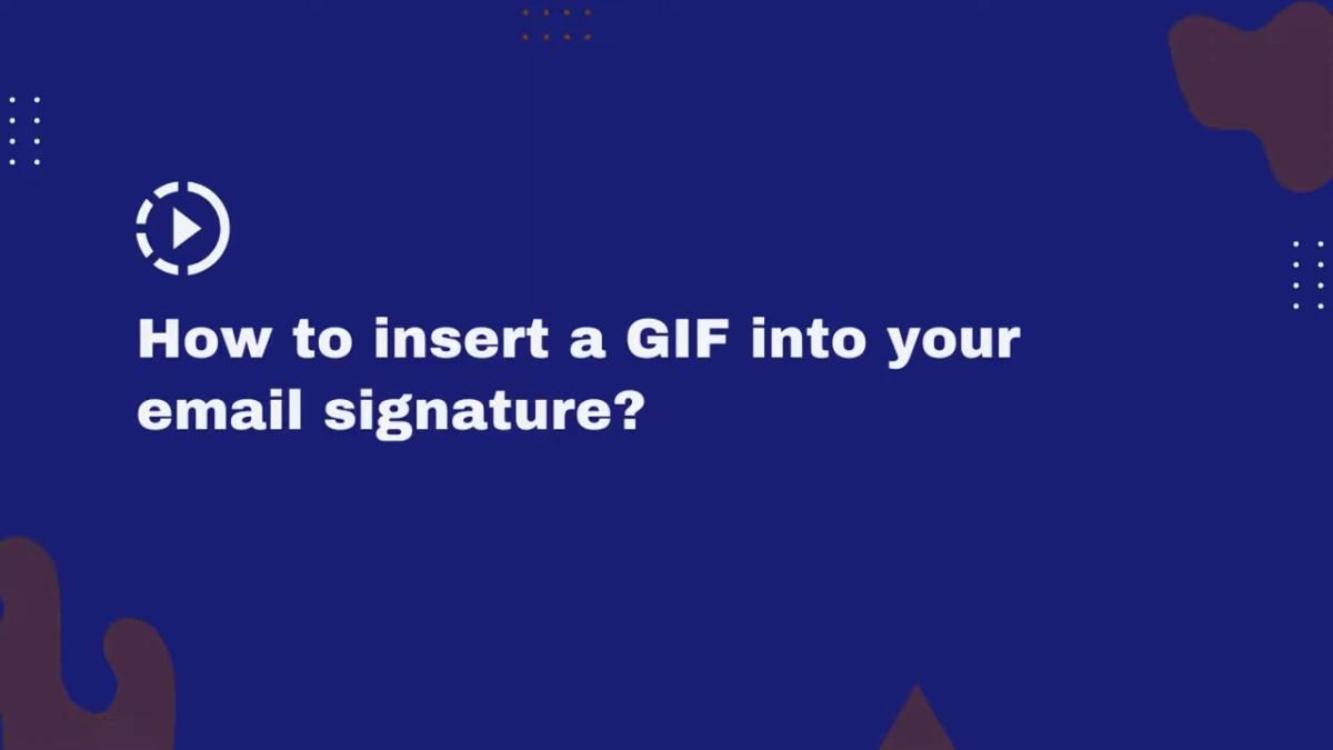 Add an Animated Logo to Your Professional Email Signature.