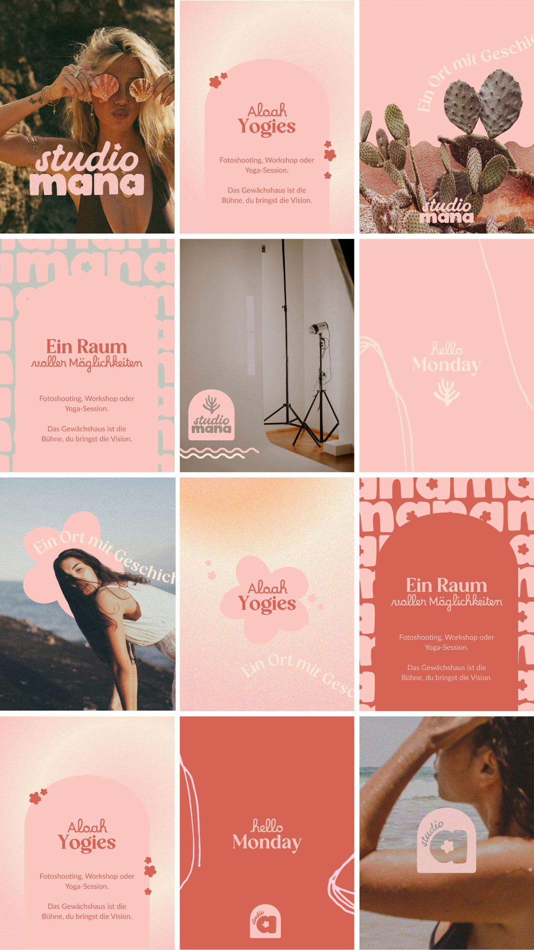 Instagram Insta Feed Inspo feminine girly Design Brand Design Templates