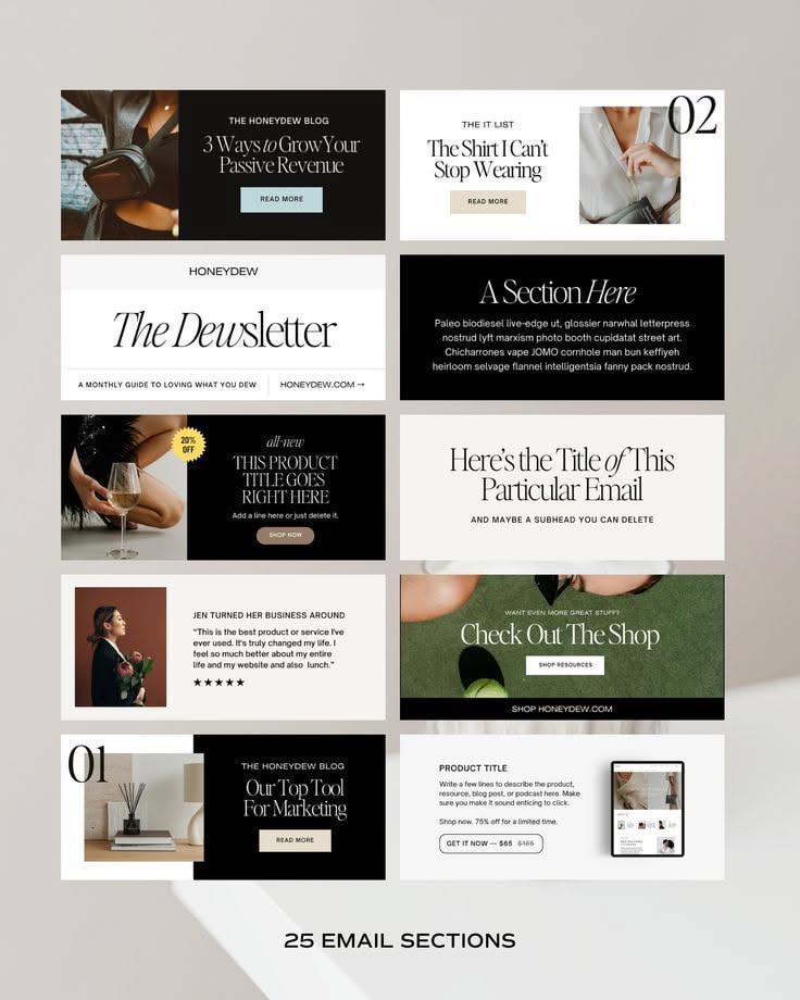 EmailTemplate – – Creative email templates; Email marketing template; Email