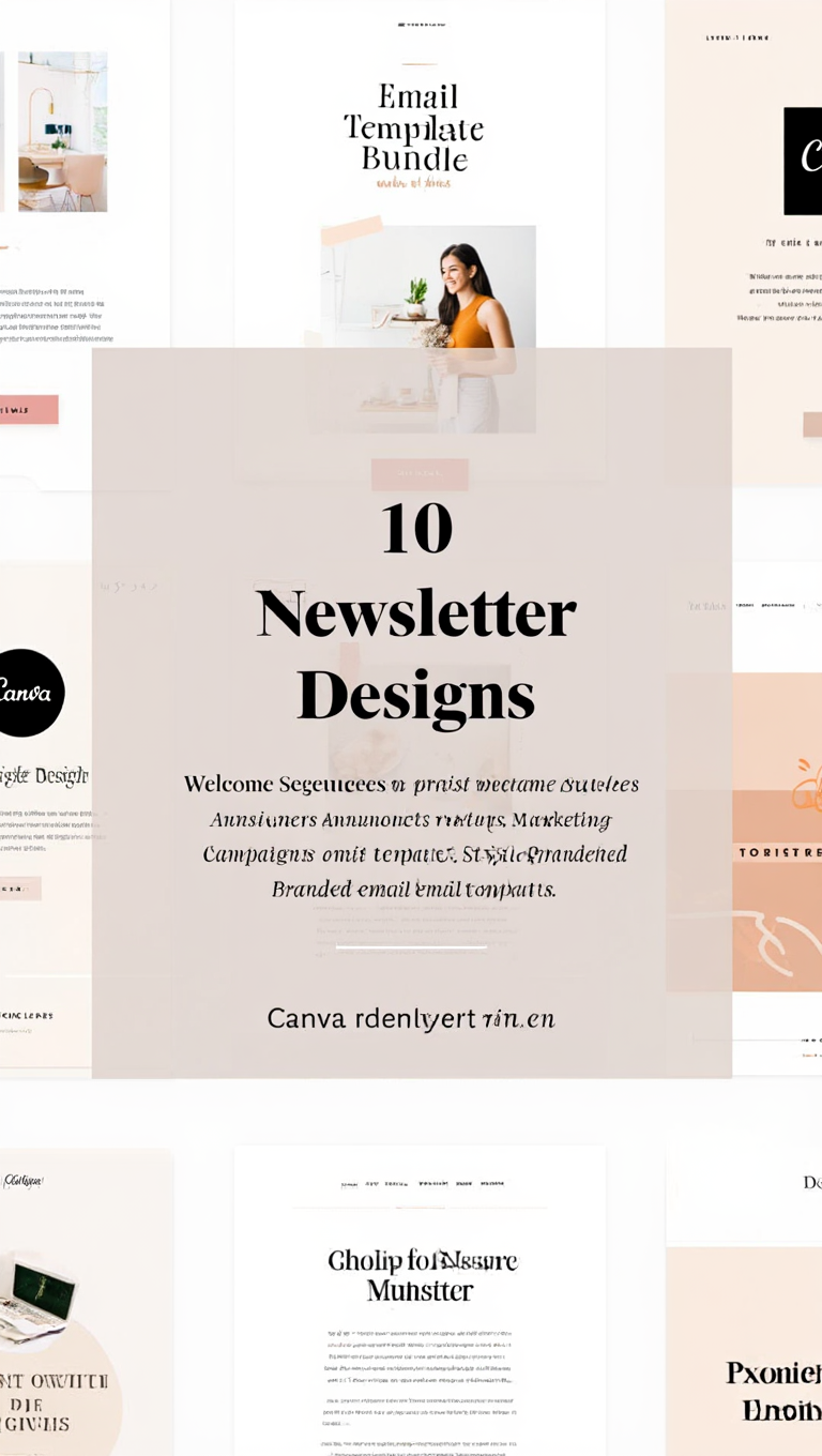 10 Photography Studio Email Template Bundle for Canva Layouts