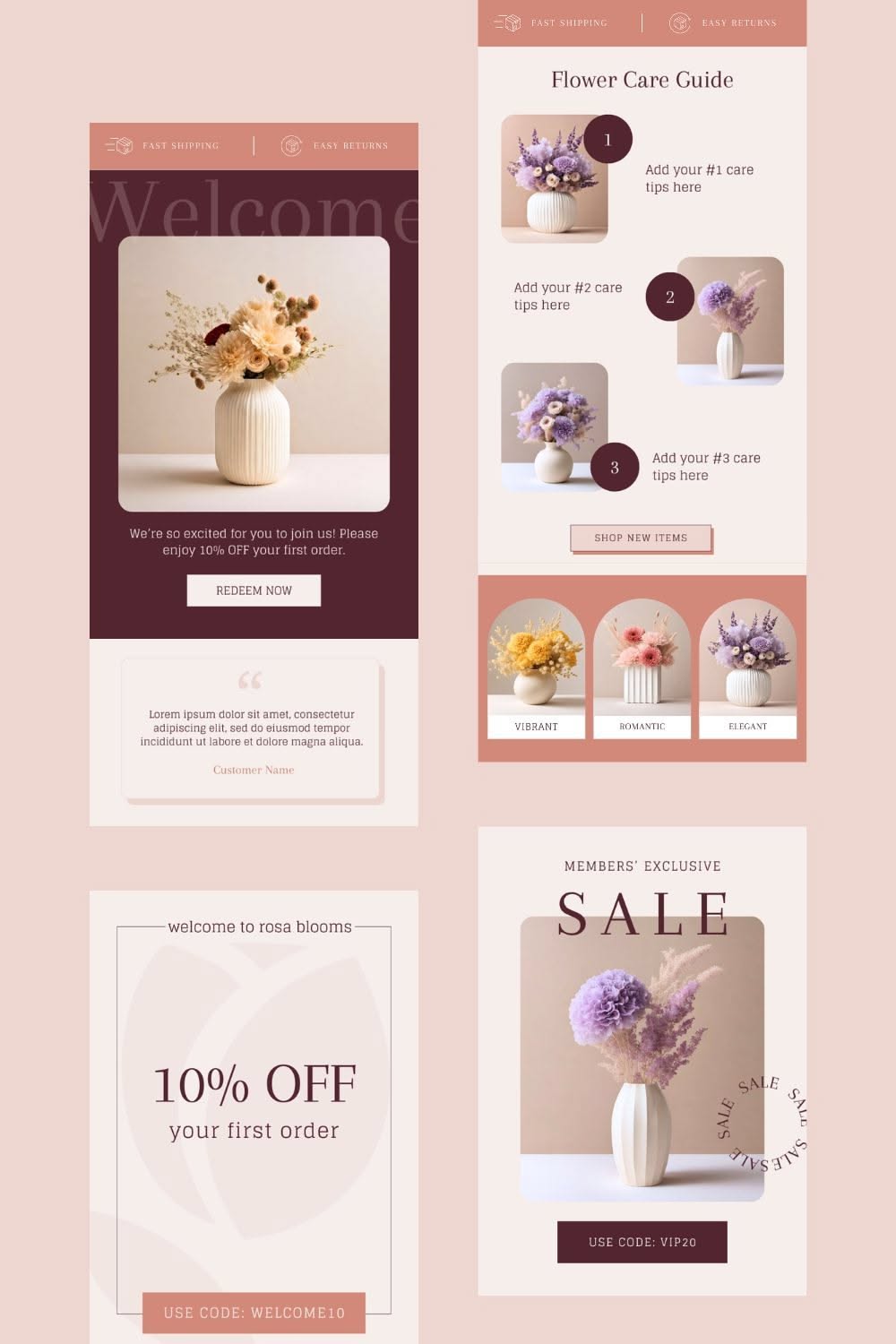 Smart marketing starts with free email templates business