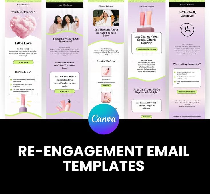 Drag Drop Sunglass Email Template for Engagement