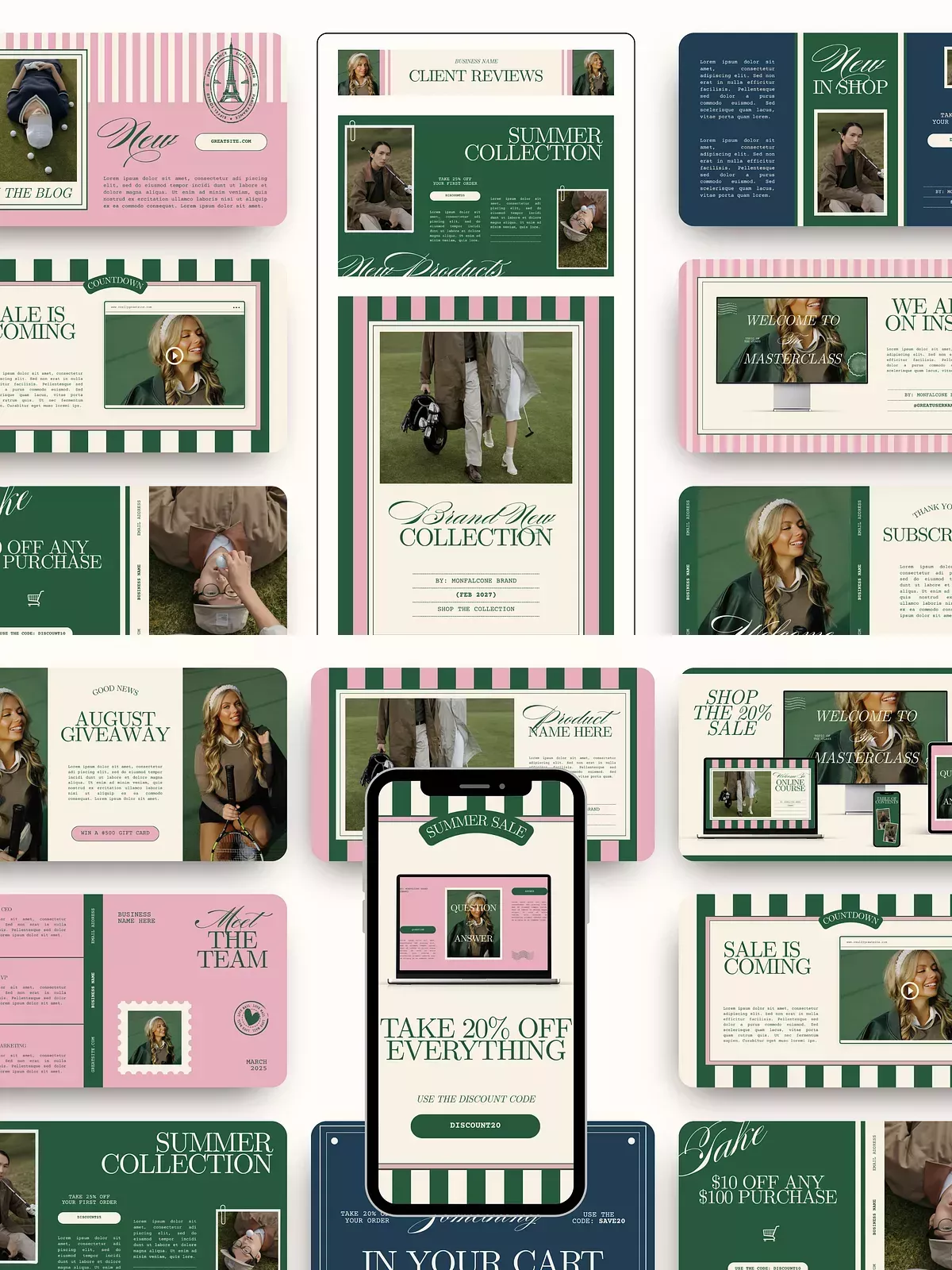 Elegant Fashion Newsletter Email Template Design