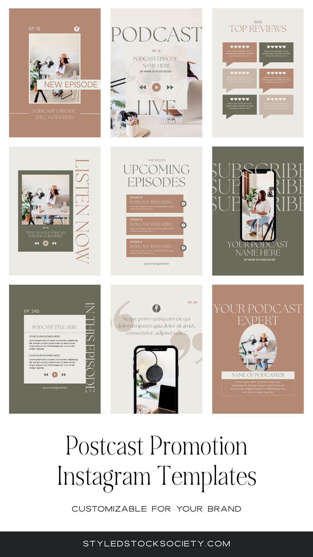 Podcast Promotion Templates