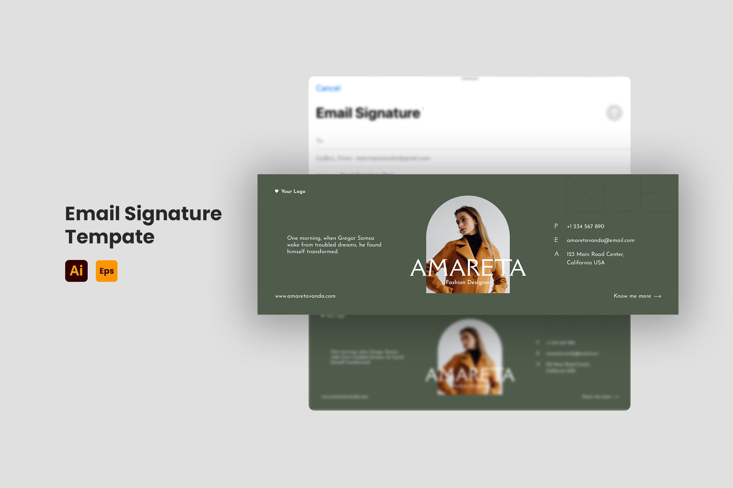 Email Signature Template V2 by Neermana | Creative Market