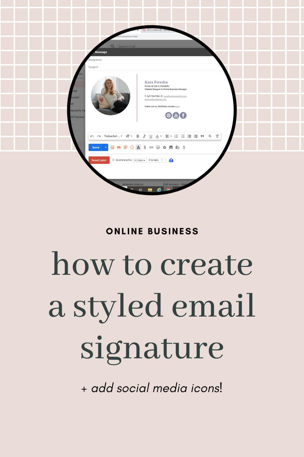 How to Style Your Email Signature