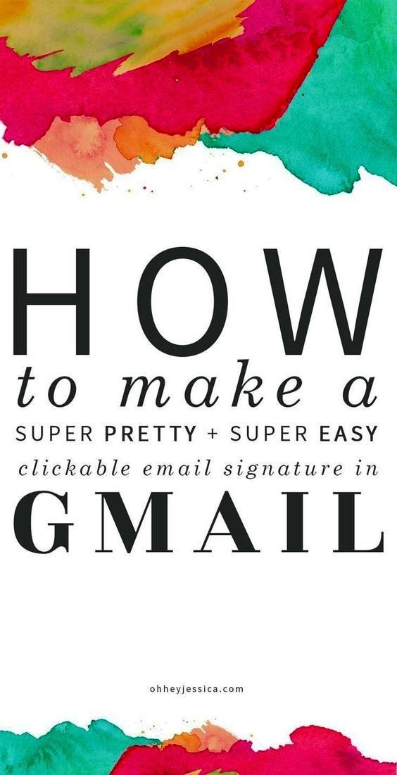 Interactive Gmail Signature