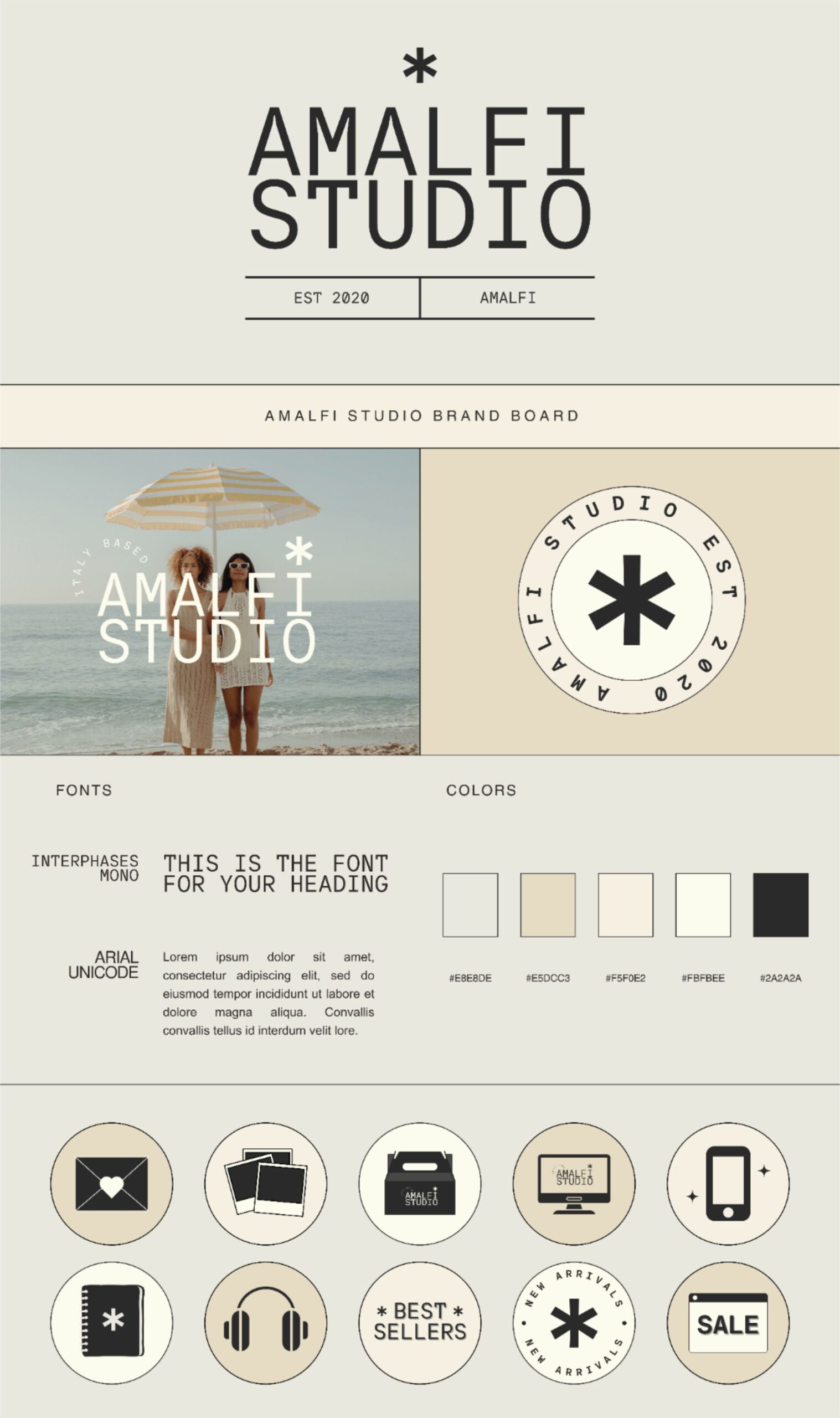 Canva Modern Yellow Branding Kit Template