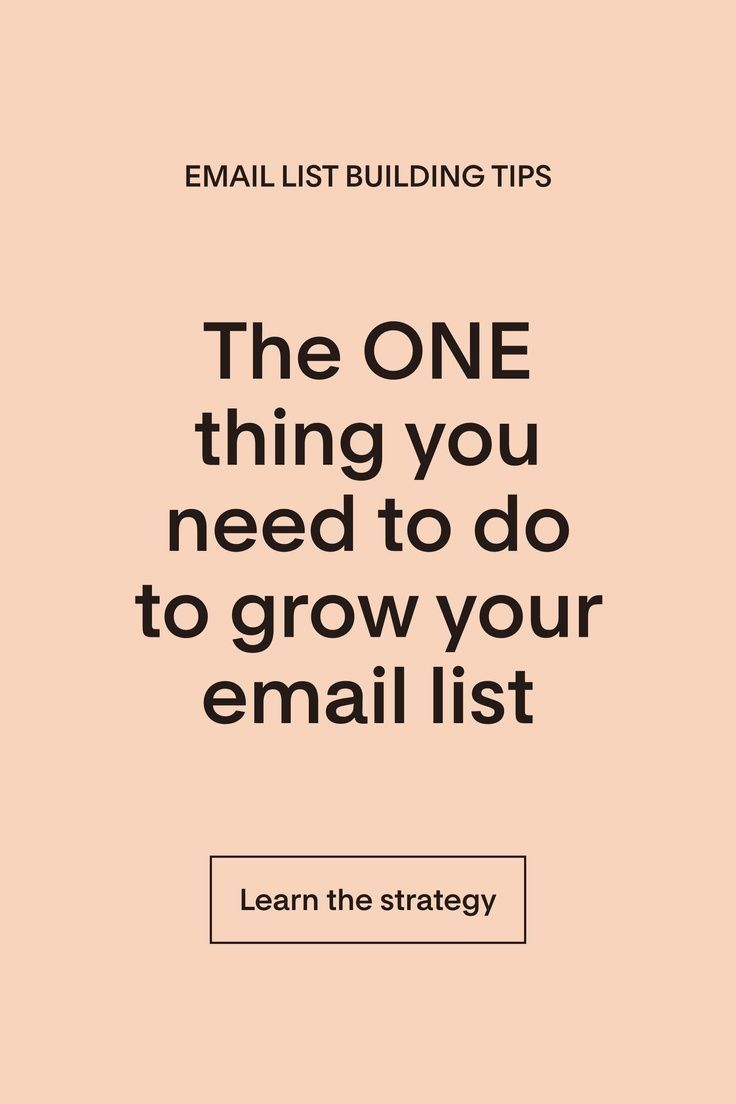 Grow Your Email List FAST