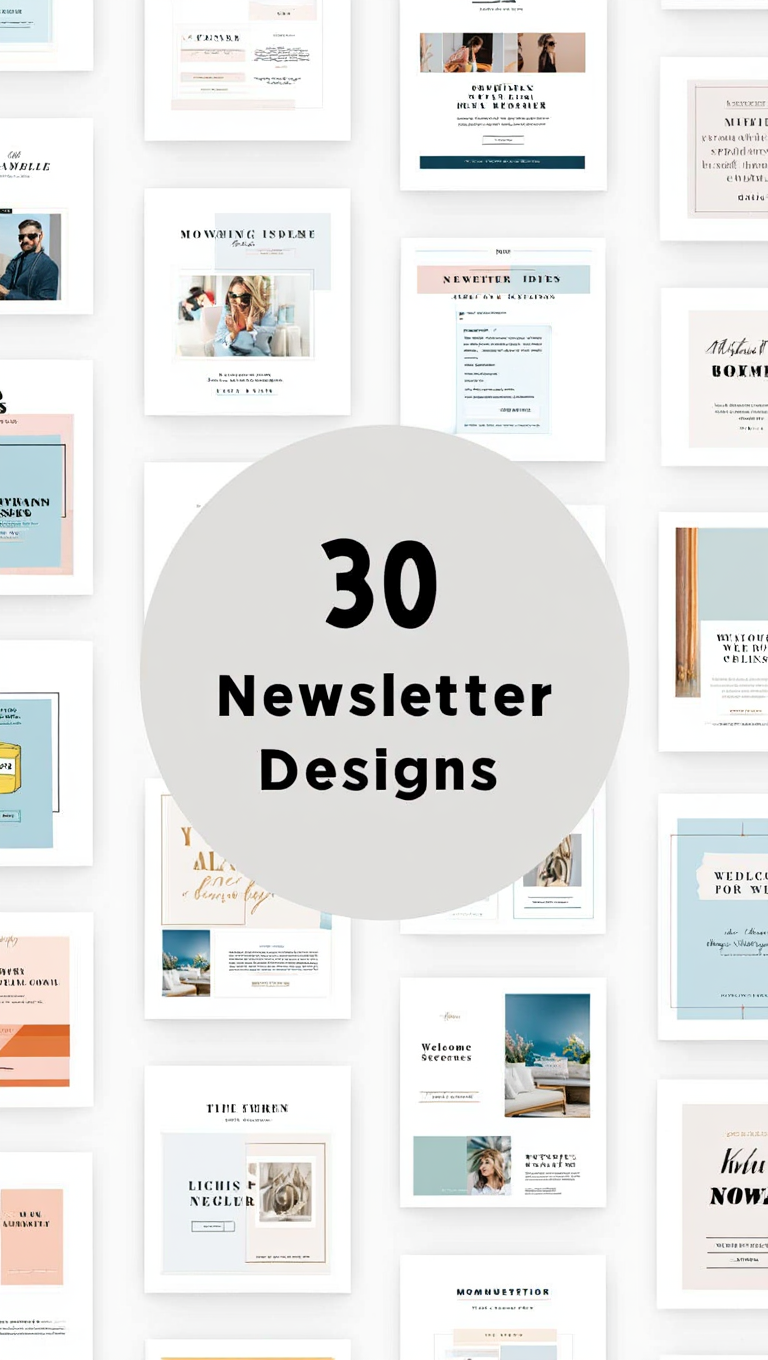 Luxury Brand Email Templates Canva Pack Stylish Overlay Designs