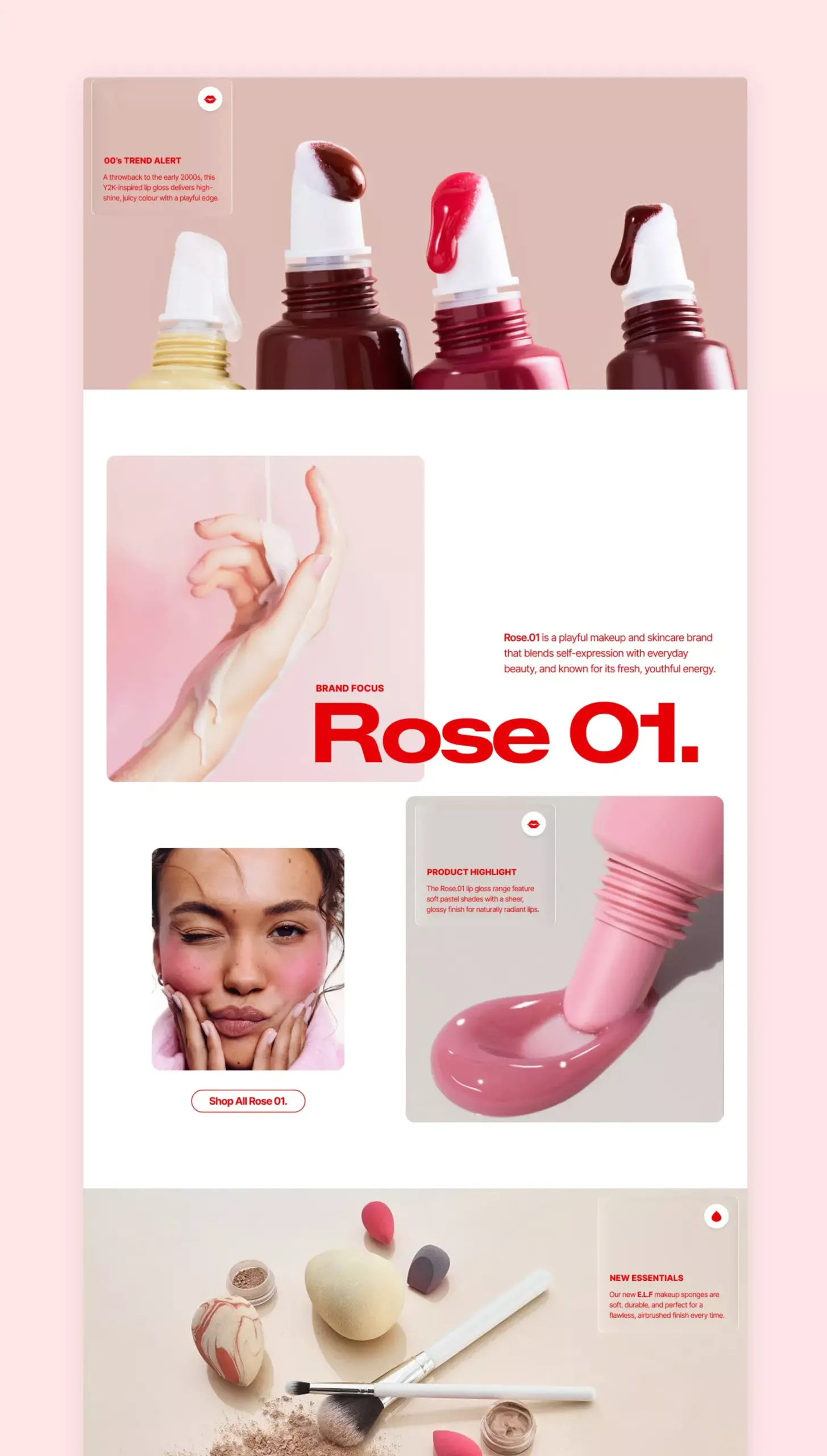 Blush Beauty ~ Brand, Web & Digital Design