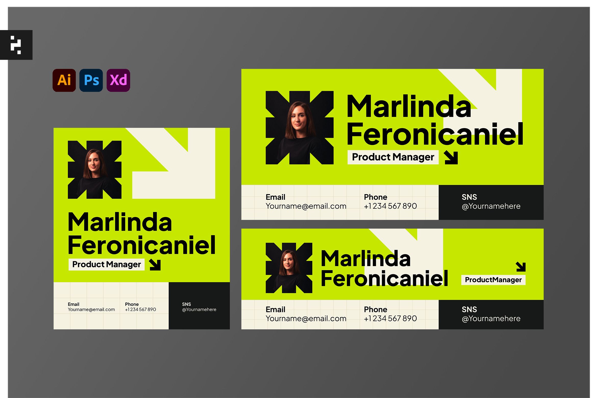 Modern Email Signature Template by Neermana | Creative Market