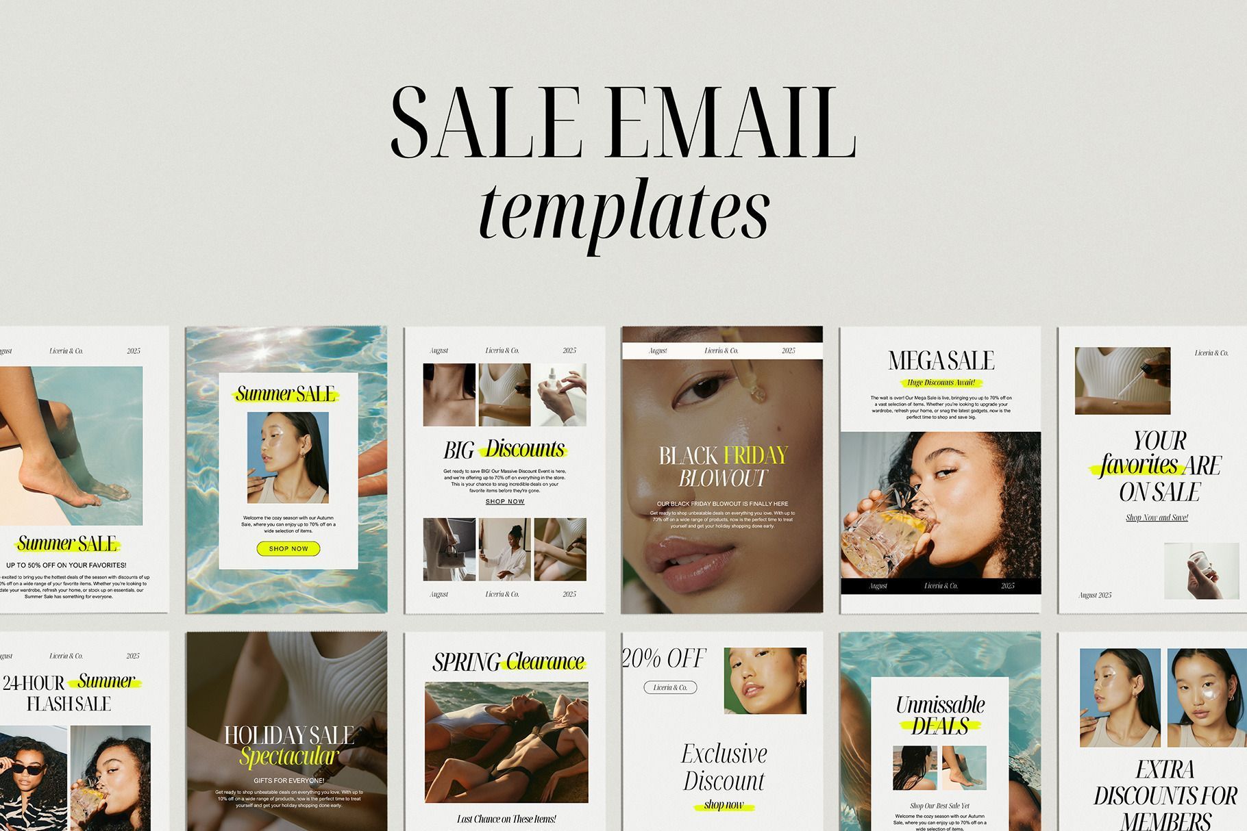 Editable Canva Email Newsletter Template for Marketing & Business 📧