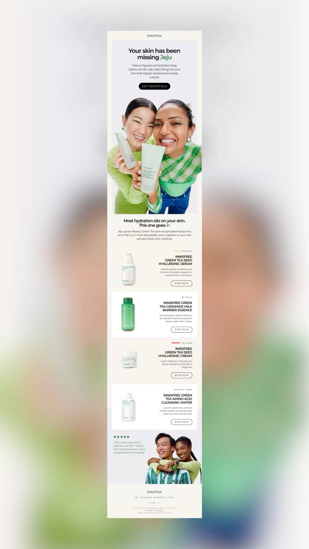 Skincare Email Design