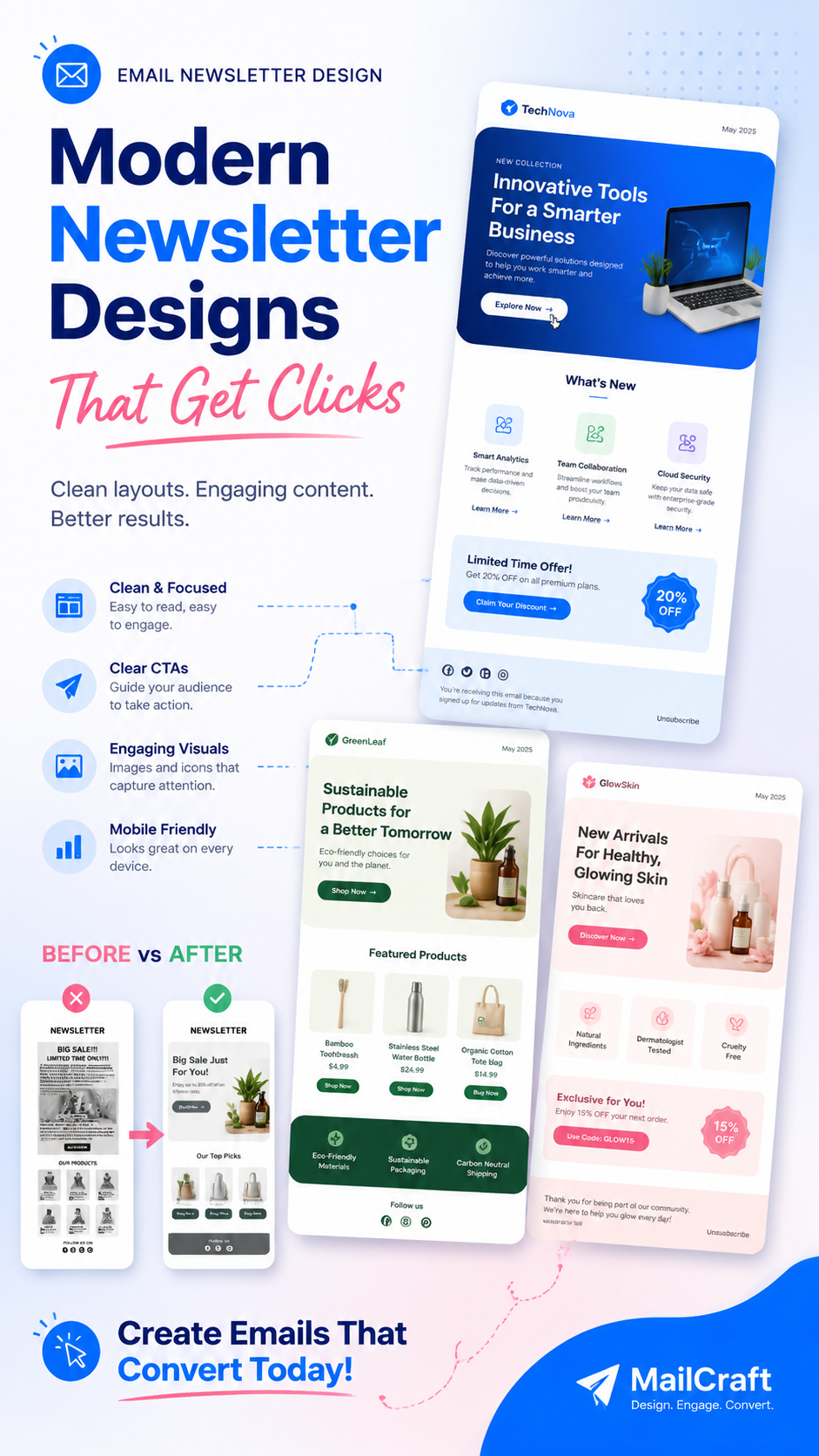 Modern Newsletter Designs That Get Clicks