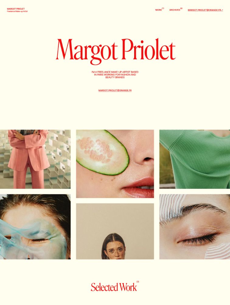 Margot Priolet – Landing Page Design | Lapa Ninja