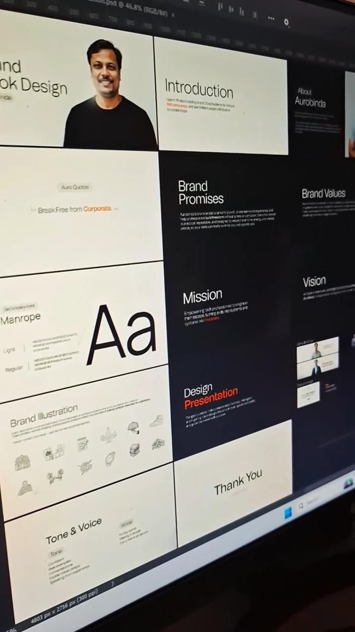 Brand Guideline Design I Brand Book  Presentation I Reels Video