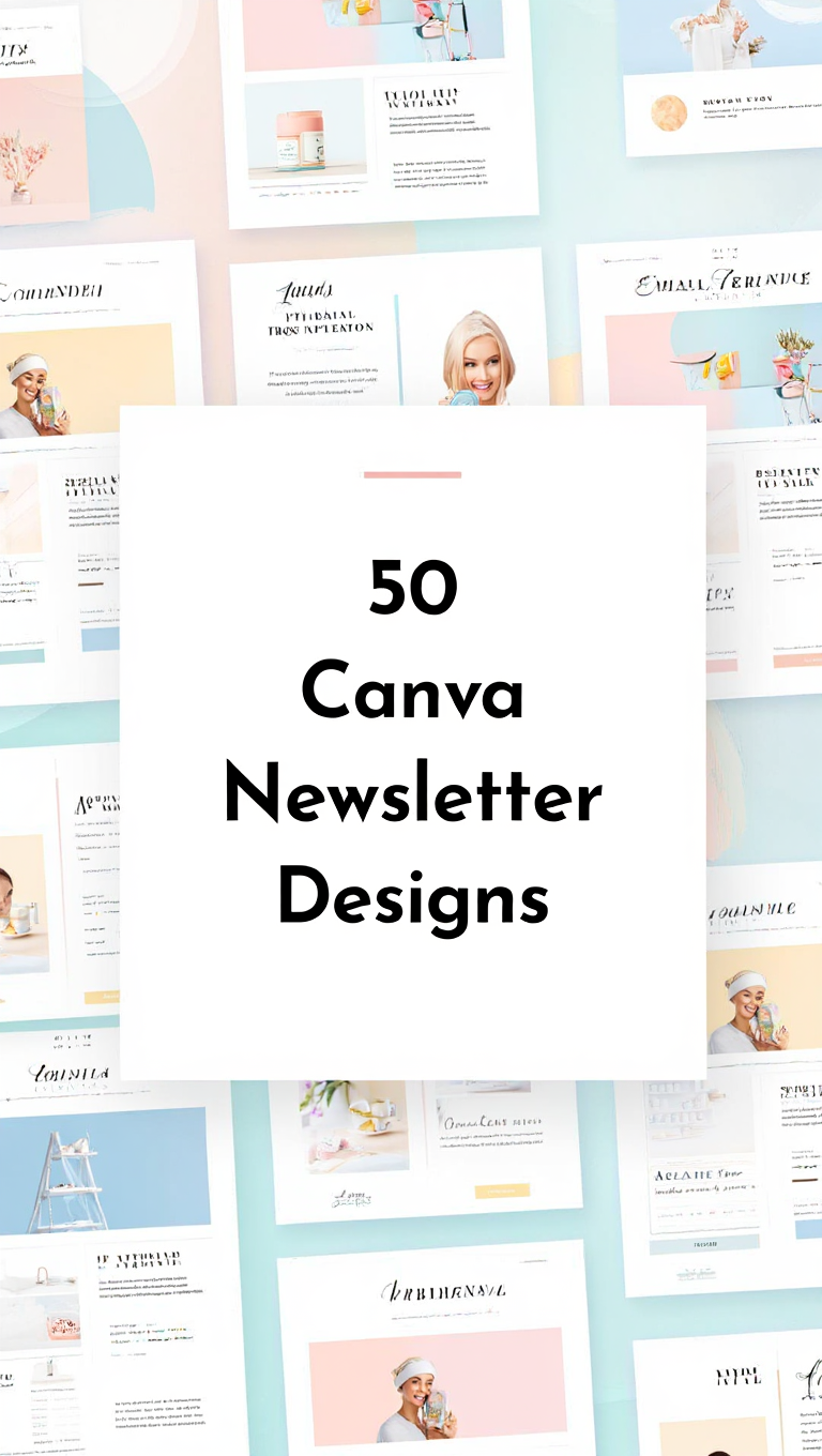 Digital Product Launch Newsletter Email Canva Preview Email Template Bundle
