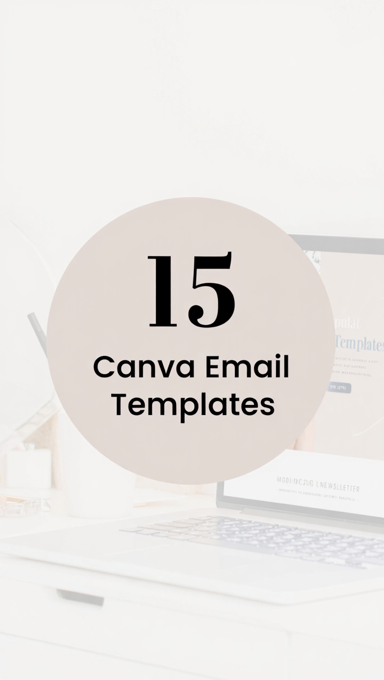 Clean Minimal Newsletter Email Canva Bundle Preview Email Templates