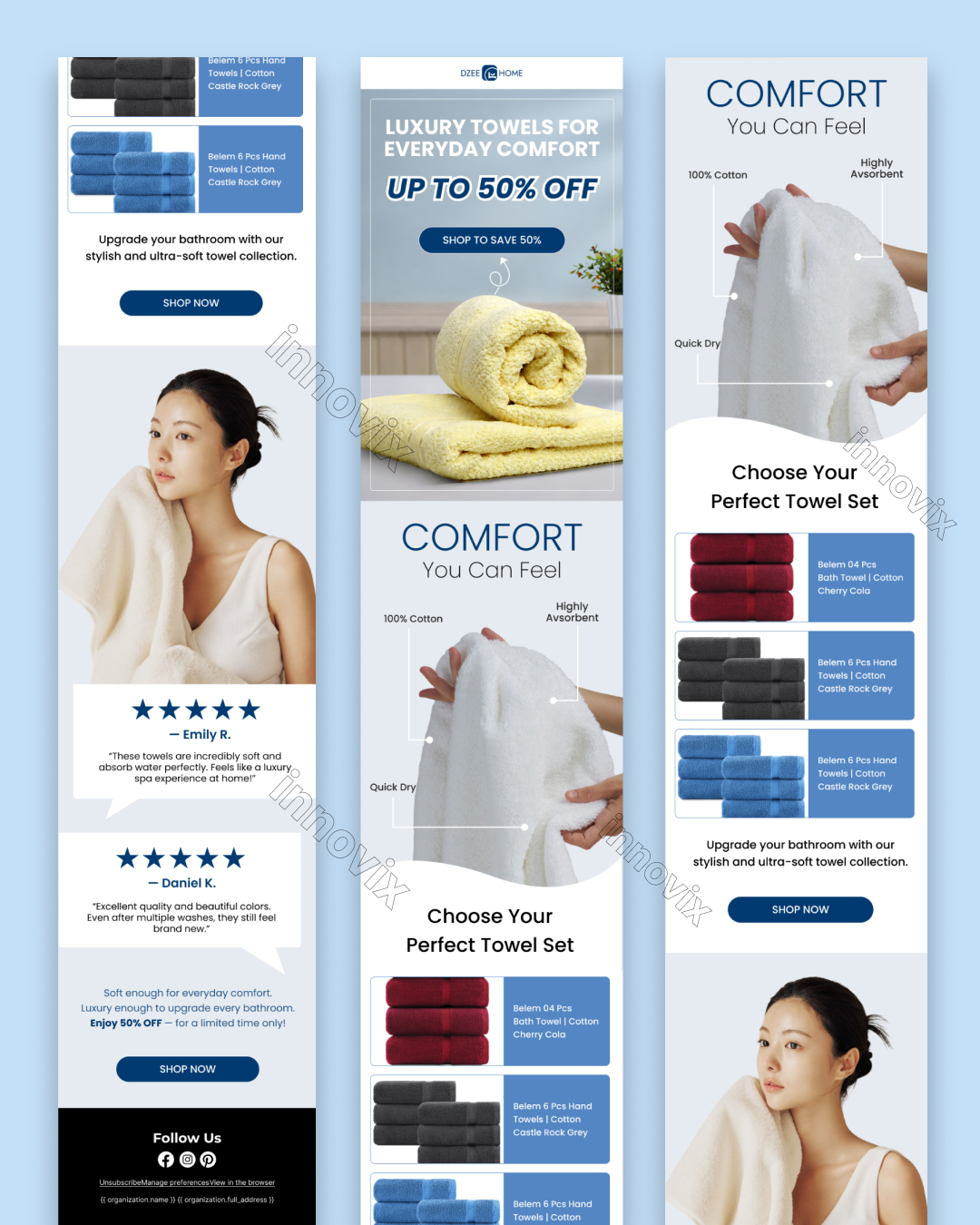 Towels Email Design Template