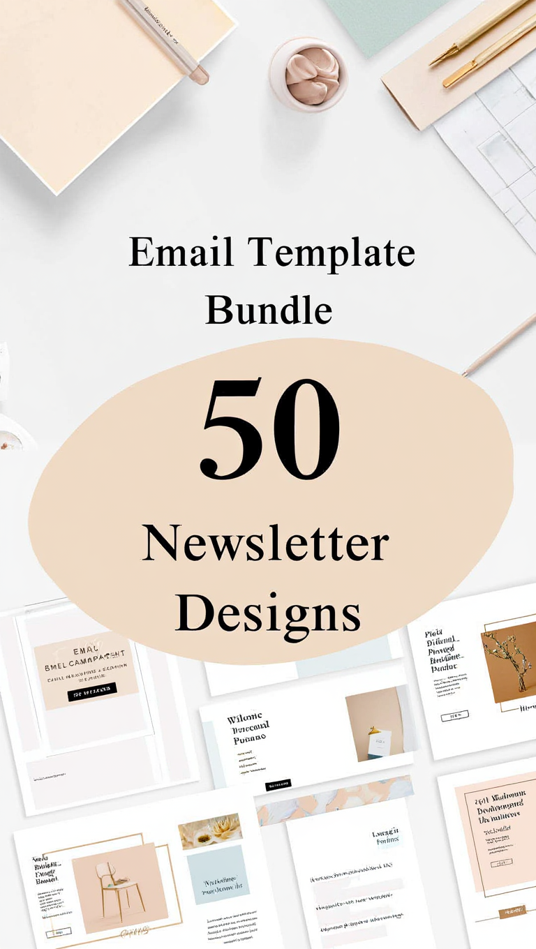 Restaurant Email Promo Template Bundle Canva Preview Email Template Bundle for Canva