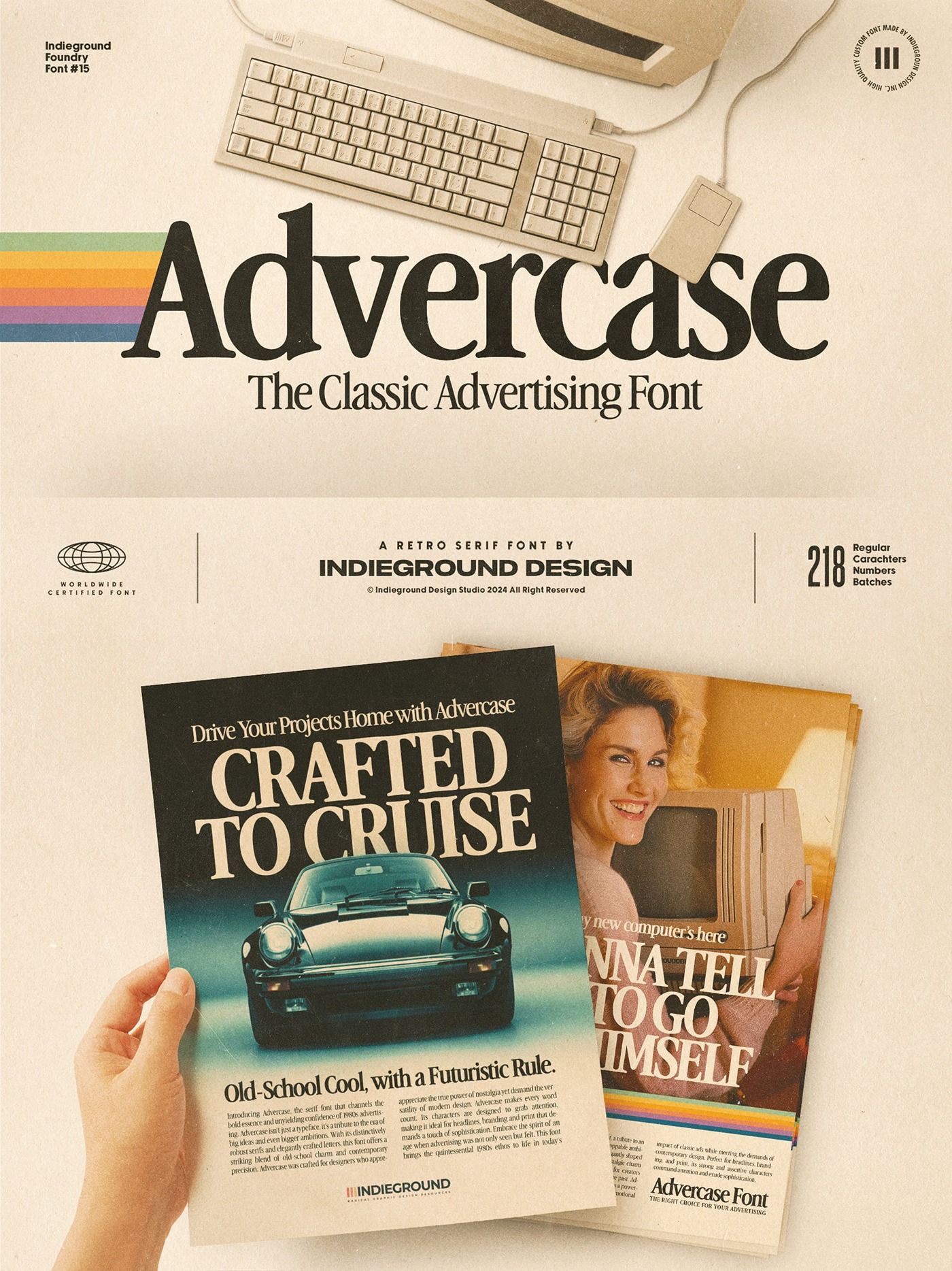 Advercase Free Font – Roberto Perrino