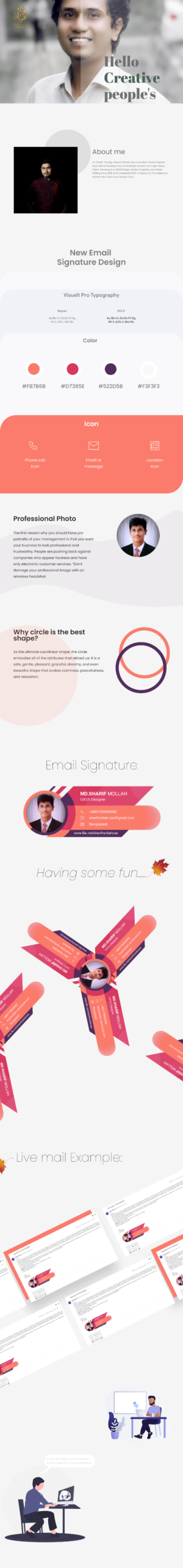 Email template || Email Signature Design