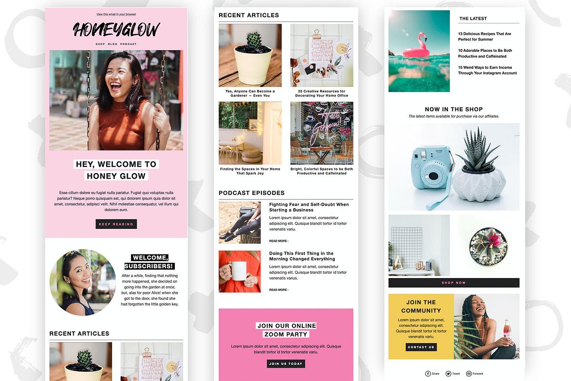 Email Newsletter Template Mailchimp