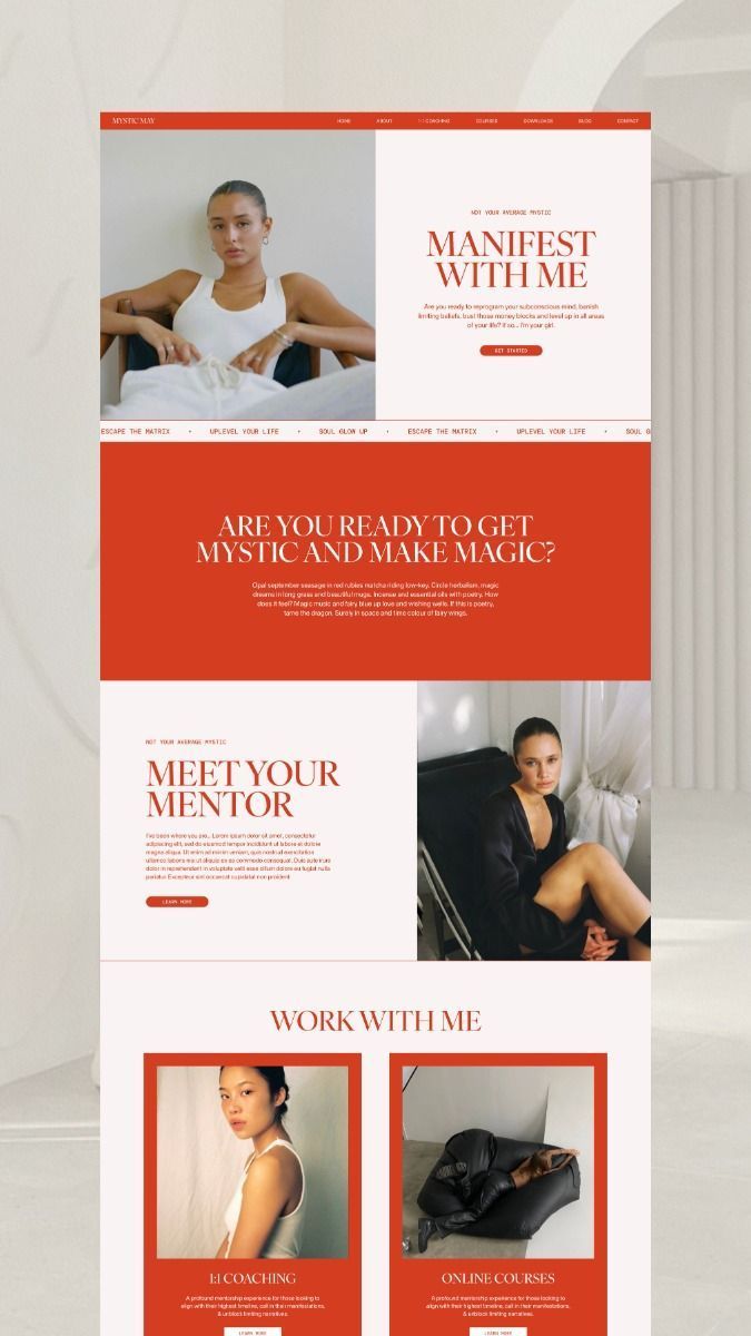 Squarespace Website Template