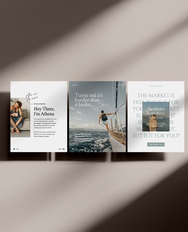 trendy cheerful inviting creative nature wonderful travel company social media branding design